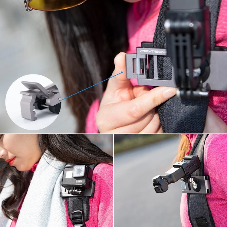 PGYTECH P-18C-019 Strap Fixed Holder for DJI Osmo Pocket / Action - Mount & Holder by PGYTECH | Online Shopping South Africa | PMC Jewellery | Buy Now Pay Later Mobicred