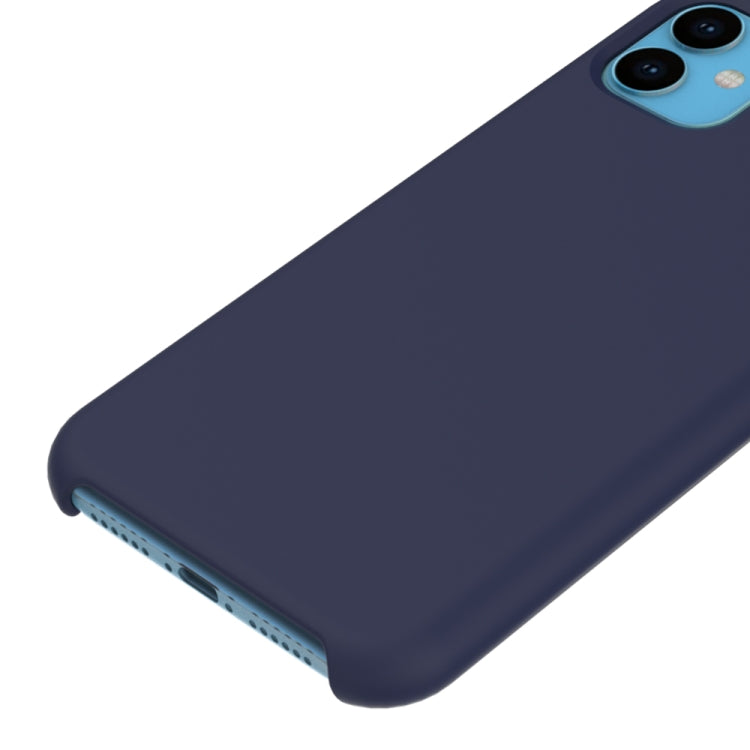 For iPhone 11 Solid Color Liquid Silicone Shockproof Case (Rose Red) - iPhone 11 Cases by PMC TechLife | Online Shopping South Africa | PMC TechLife