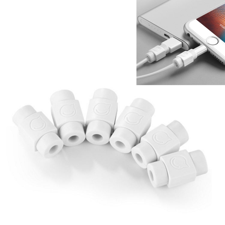 UGREEN LP127 6 PCS Anti-break Data Cable Protector for All Apple Original Data Cable - Cable Organizer by UGREEN | Online Shopping South Africa | PMC TechLife | Buy Now Pay Later Mobicred