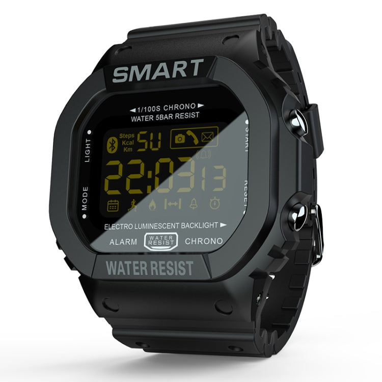 Lokmat MK22 1.21 inch FSTN LCD Screen 50m Waterproof Smart Watch, Support Information Reminder / Remote Camera / Sport Record(Black) - Smart Watches by Lokmat | Online Shopping South Africa | PMC Jewellery | Buy Now Pay Later Mobicred