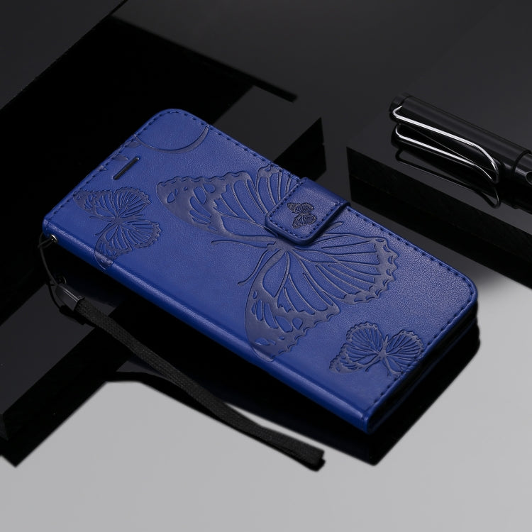 For Nokia 3.4 3D Butterflies Embossing Pattern Horizontal Flip Leather Case with Holder & Card Slot & Wallet(Blue) - free shipping - PMC TechLife - Order now!