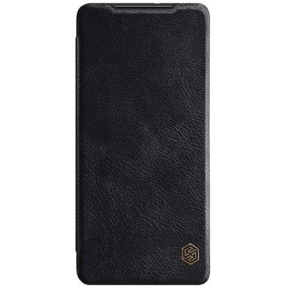 For Samsung Galaxy S21 Ultra 5G NILLKIN QIN Series Crazy Horse Texture Horizontal Flip Leather Case with Card Slot(Black) - Galaxy S21 Ultra 5G Cases by NILLKIN | Online Shopping South Africa | PMC Jewellery