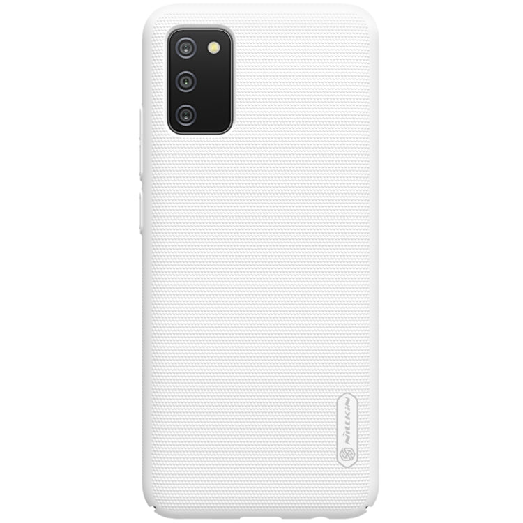 For Samsung Galaxy A02s / M02s NILLKIN Frosted Concave-convex Texture PC Protective Case(White) - Galaxy Phone Cases by NILLKIN | Online Shopping South Africa | PMC Jewellery