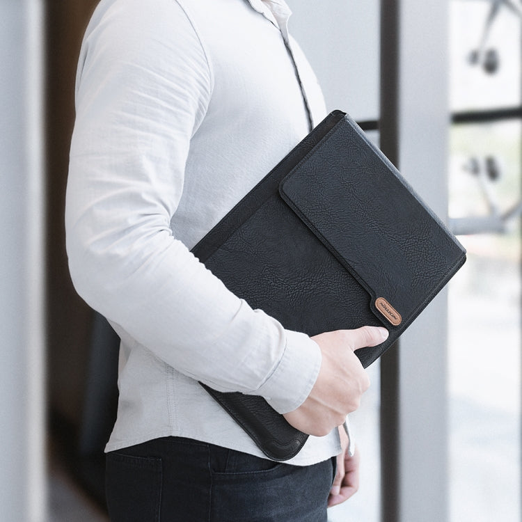NILLKIN Water Wave Texture Versatile Laptop Sleeve For 14.0 inch and Below(Brown) - free shipping - PMC TechLife - Order now!