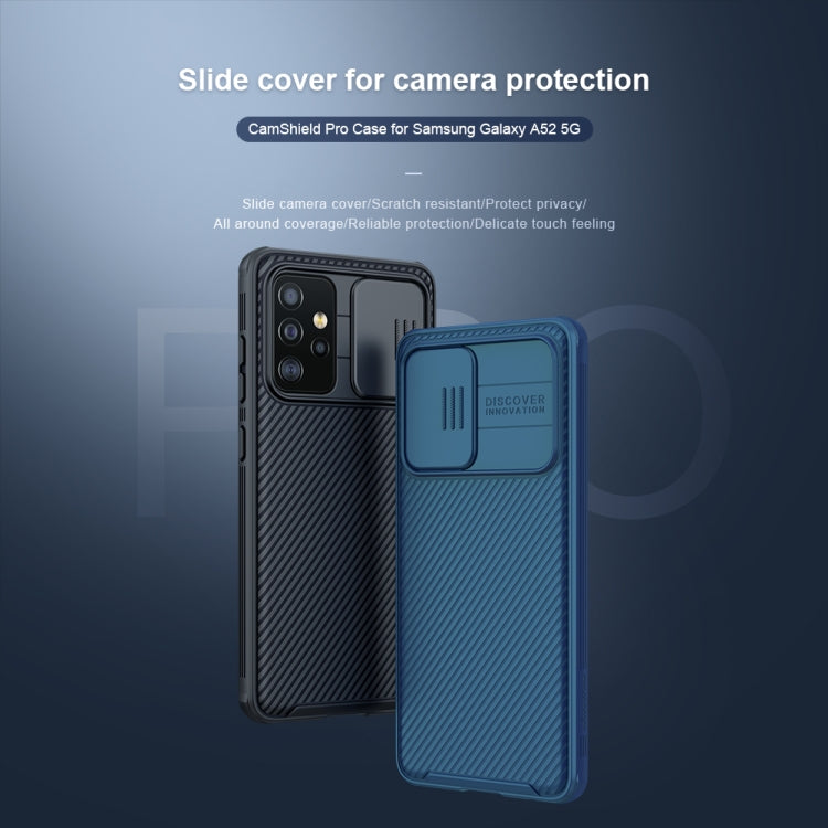For Samsung Galaxy A52 5G NILLKIN CamShield Pro Series PC Full Coverage Dust-proof Scratch Resistant Mobile Phone Case(Black) - Galaxy Phone Cases by NILLKIN | Online Shopping South Africa | PMC Jewellery