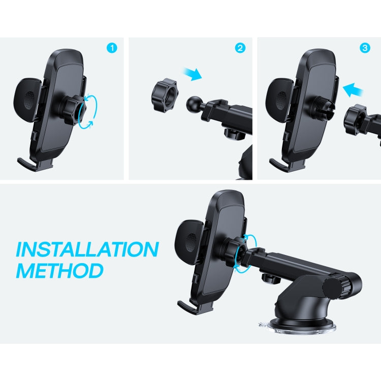 JOYROOM JR-ZS259 360-degree Rotating Stretching Mechanical Dashboard Car Holder for 4.7-6.9 inch Mobile Phones - Car Holders by JOYROOM | Online Shopping South Africa | PMC Jewellery