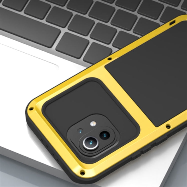 For Xiaomi Mi 11 LOVE MEI Metal Shockproof Waterproof Dustproof Protective Case without Glass(White) - free shipping - PMC TechLife - Order now!