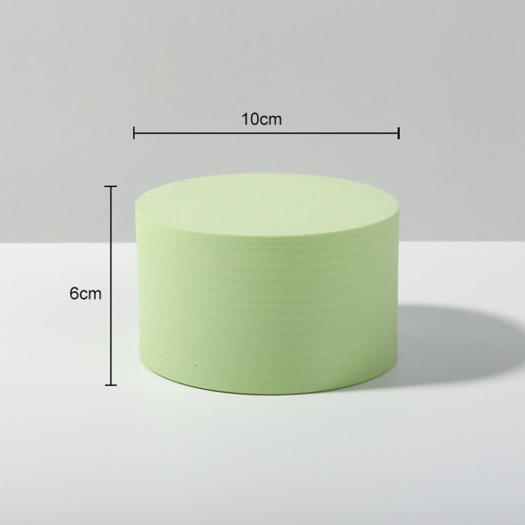 10 x 6cm Cylinder Geometric Cube Solid Color Photography Photo Background Table Shooting Foam Props (Green) - free shipping - PMC TechLife - Order now!