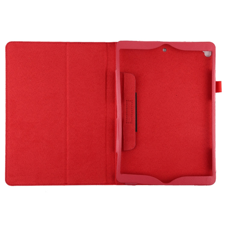 Litchi Texture Horizontal Flip Leather Case with Holder For iPad 10.5 / iPad 10.2 2021 / 2020 / 2019(Red) - free shipping - PMC TechLife - Order now!