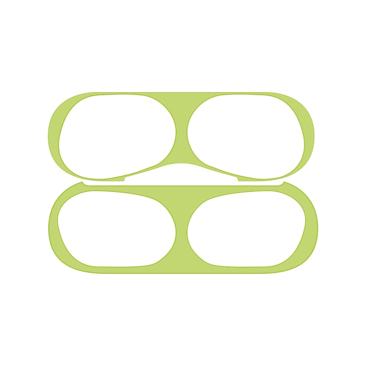 For Apple AirPods Pro Wireless Earphone Protective Case Metal Protective Sticker(Green) - Protective Sticker by PMC TechLife | Online Shopping South Africa | PMC TechLife