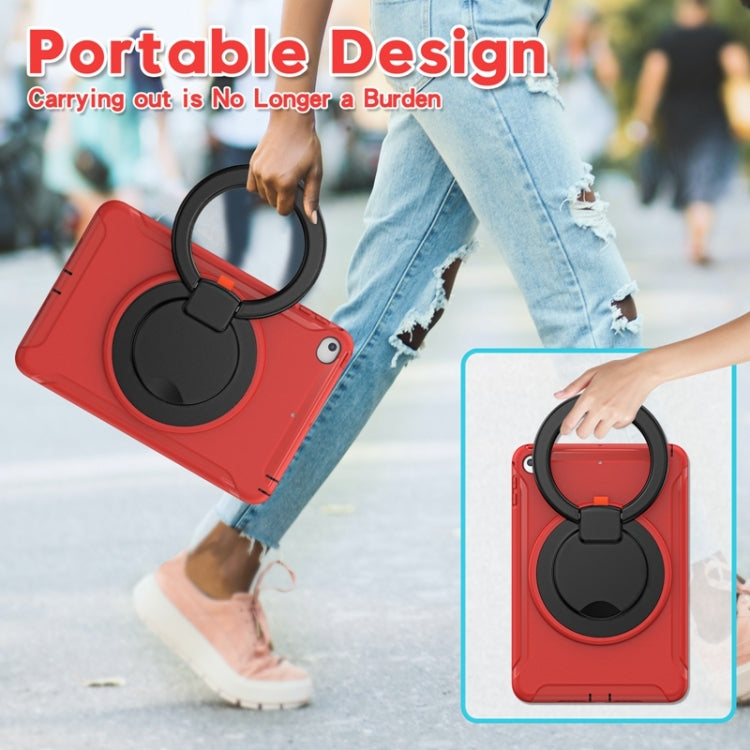Shockproof TPU + PC Protective Case with 360 Degree Rotation Foldable Handle Grip Holder & Pen Slot For iPad mini 5 / 4(Red) - iPad mini (2019) / mini 5 Cases by PMC TechLife | Online Shopping South Africa | PMC TechLife | Buy Now Pay Later Mobicred