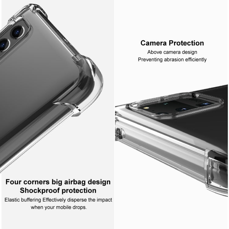 For Xiaomi Redmi Note 10 Pro Overseas Version IMAK All-inclusive Shockproof Airbag TPU Case with Screen Protector(Transparent) - Xiaomi Cases by imak | Online Shopping South Africa | PMC TechLife | Buy Now Pay Later Mobicred