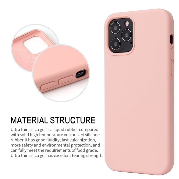 For iPhone 13 Solid Color Liquid Silicone Shockproof Protective Case(Sakura Pink) - iPhone 13 Cases by PMC Jewellery | Online Shopping South Africa | PMC Jewellery