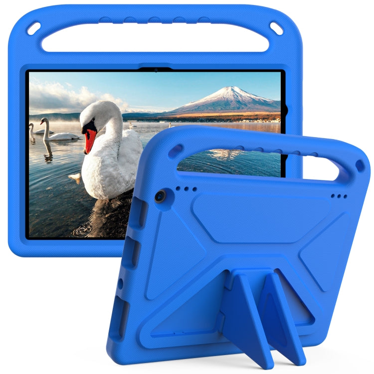 For Amazon Fire HD 10 2021 Handle Portable EVA Shockproof Anti Falling Protective Case with Triangle Holder(Blue) - free shipping - PMC TechLife - Order now!