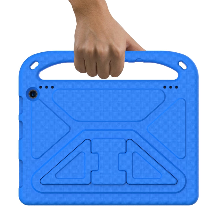 For Amazon Fire HD 10 2021 Handle Portable EVA Shockproof Anti Falling Protective Case with Triangle Holder(Blue) - free shipping - PMC TechLife - Order now!