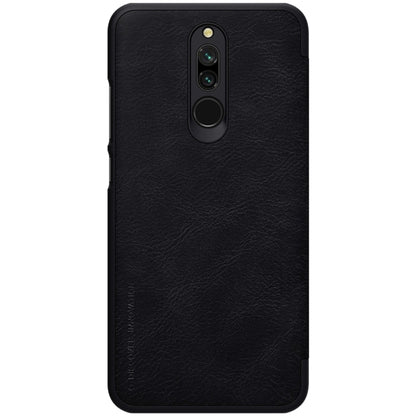 For Xiaomi Redmi 8 NILLKIN QIN Series Crazy Horse Texture Horizontal Flip Leather Case with Card Slot(Black) - Xiaomi Cases by NILLKIN | Online Shopping South Africa | PMC Jewellery