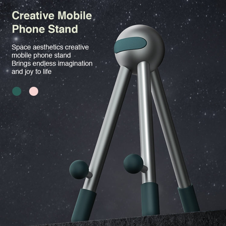 Stoyobe HF-ONE Alien Shape Creative Mobile Phone Desktop Holder Bracket(Pink) - Desktop Holder by PMC Jewellery | Online Shopping South Africa | PMC Jewellery