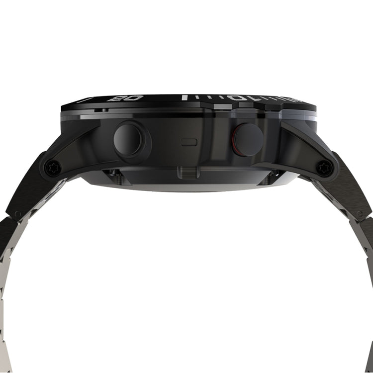 Compatible with Garmin Fenix 5X/5X Plus Smart Watch Steel Bezel Ring, A Version(Black Ring White Letter) - Watch Cases by PMC TechLife | Online Shopping South Africa | PMC TechLife | Buy Now Pay Later Mobicred