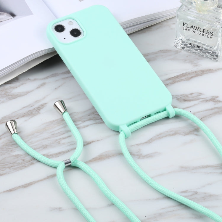 For iPhone 13 Pro Max Candy Colors TPU Protective Case with Lanyard (Mint Green) - free shipping - PMC TechLife - Order now!