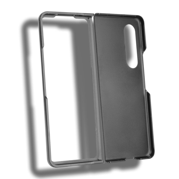 For Samsung Galaxy Z Fold3 5G Shockproof Sewing Cow Pattern Skin PC + PU + TPU Case(Orange) - free shipping - PMC TechLife - Order now!
