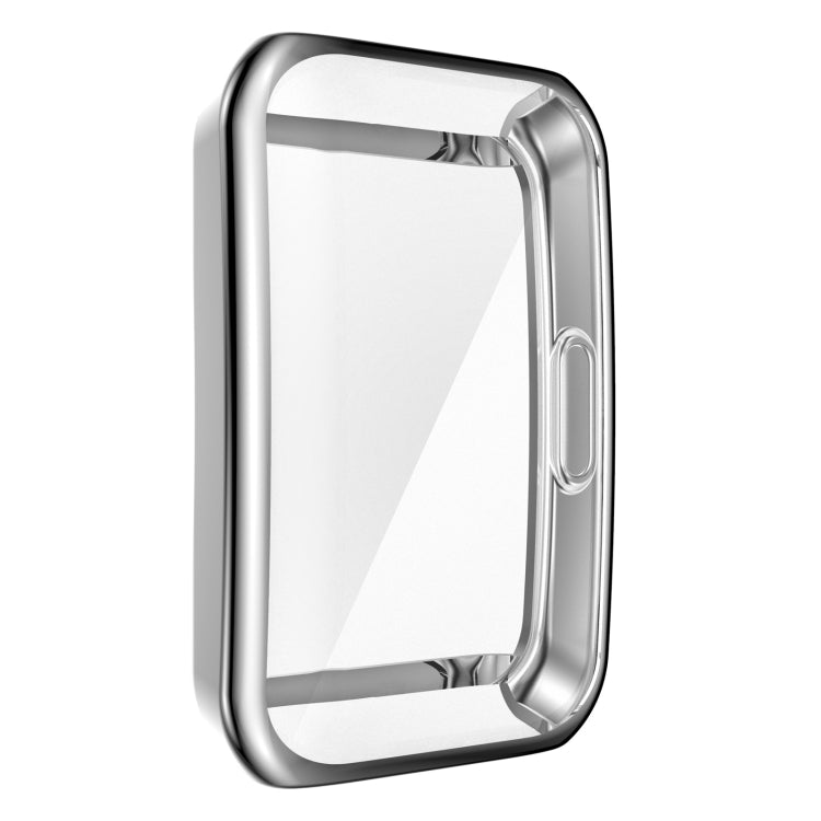 For Huawei Band 6 / 6 Pro / Honor Band 6 Full Coverage TPU Electroplating Protective Case Cover(Silver) - Watch Cases by PMC TechLife | Online Shopping South Africa | PMC TechLife | Buy Now Pay Later Mobicred