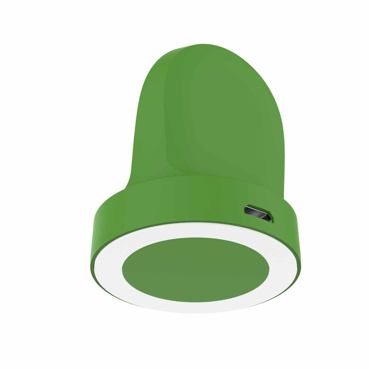 For Samsung Galaxy Watch4 Classic / Galaxy Watch4 Universal Silicone Charger Holder(Green) - Charger by PMC TechLife | Online Shopping South Africa | PMC TechLife | Buy Now Pay Later Mobicred