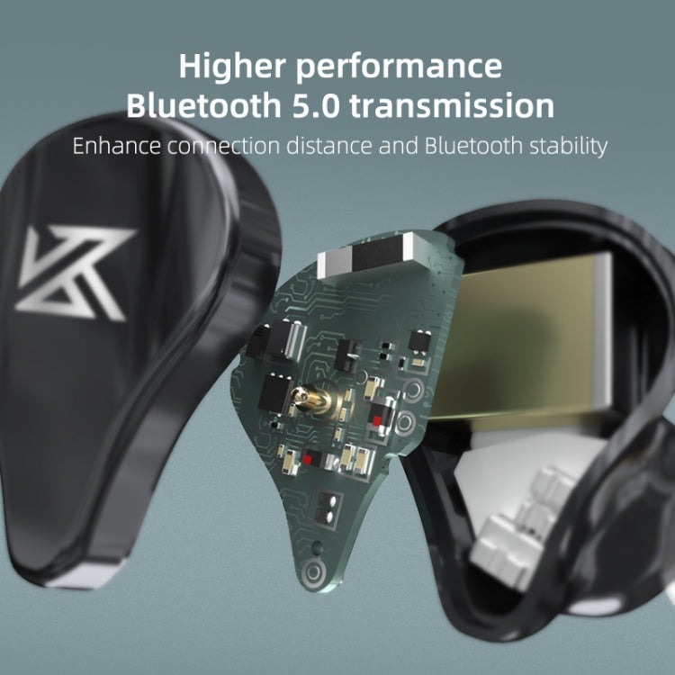 KZ SA08 Wireless Four-unit 5BA Balance Armature Bluetooth In-ear TWS Earphone(Black) - TWS Earphone by KZ | Online Shopping South Africa | PMC Jewellery