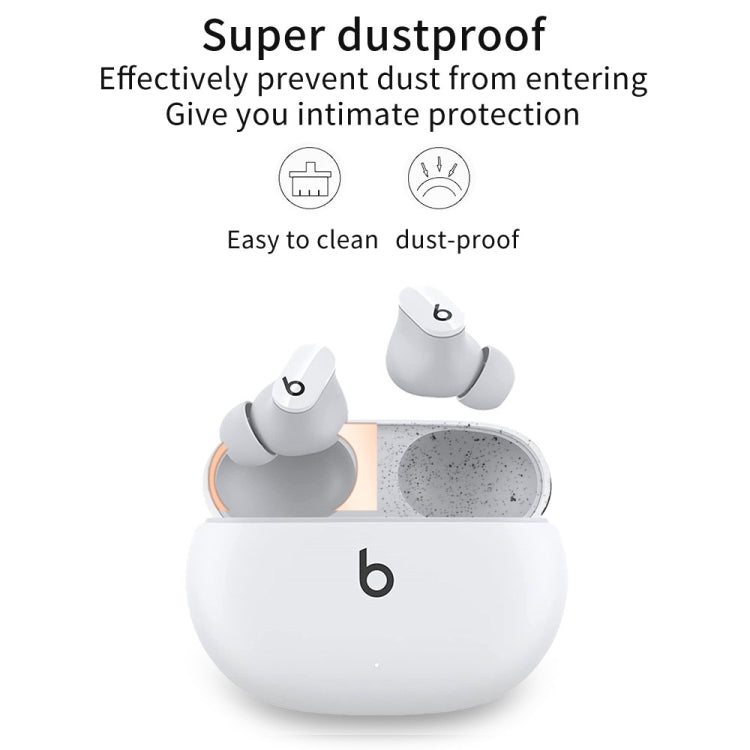 For Beats Studio Buds Wireless Bluetooth Earphone Magic Sound Metal Protective Sticker(Rose Gold) - Protective Sticker by PMC TechLife | Online Shopping South Africa | PMC TechLife