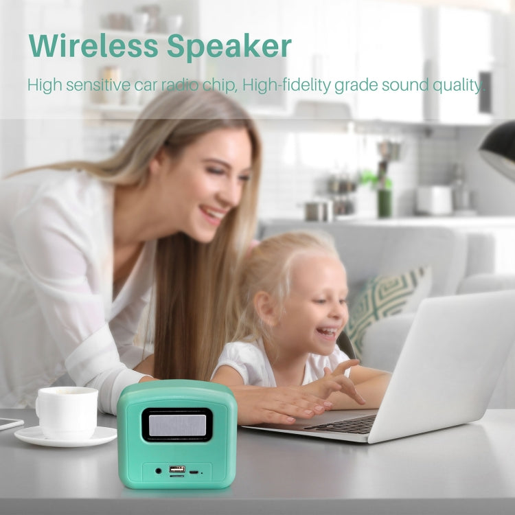 New Rixing NR-101 Mini TWS Bluetooth Speaker(Bright Green) - Mini Speaker by New Rixing | Online Shopping South Africa | PMC Jewellery