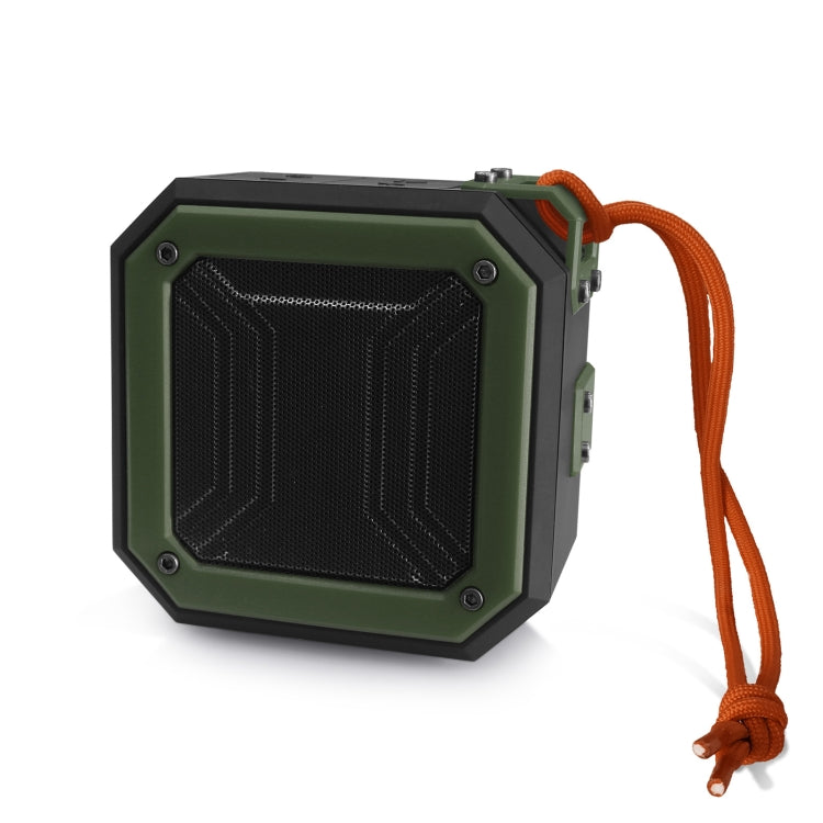 New Rixing NR-103 Mini TWS Bluetooth Speaker with Lanyard(Green) - Desktop Speaker by NewRixing | Online Shopping South Africa | PMC TechLife | Buy Now Pay Later Mobicred