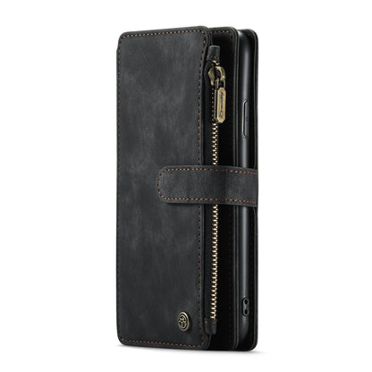 For iPhone 11 CaseMe-C30 PU + TPU Multifunctional Horizontal Flip Leather Case with Holder & Card Slot & Wallet & Zipper Pocket (Black) - iPhone 11 Cases by CaseMe | Online Shopping South Africa | PMC Jewellery