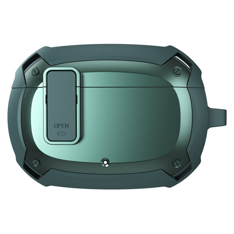 Bumblebee Armor Earphone Protective Case with Switch & Hook For Beats Studio Buds(Green) - Other Case by PMC TechLife | Online Shopping South Africa | PMC TechLife