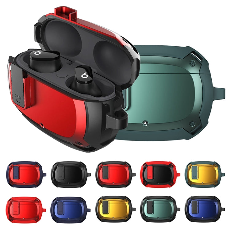 Bumblebee Armor Earphone Protective Case with Switch & Hook For Beats Studio Buds(Black) - Other Case by PMC TechLife | Online Shopping South Africa | PMC TechLife