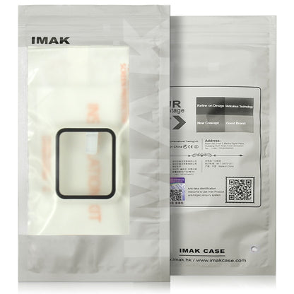 IMAK Shockproof PC Protective Case with Tempered Glass Film For Apple Watch Series 6 & SE & 5 & 4 40mm(White) - Watch Cases by imak | Online Shopping South Africa | PMC Jewellery | Buy Now Pay Later Mobicred