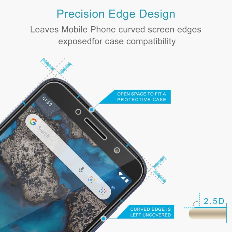 0.26mm 9H 2.5D Tempered Glass Film For Nokia C1 - Nokia Tempered Glass by DIYLooks | Online Shopping South Africa | PMC TechLife | Buy Now Pay Later Mobicred