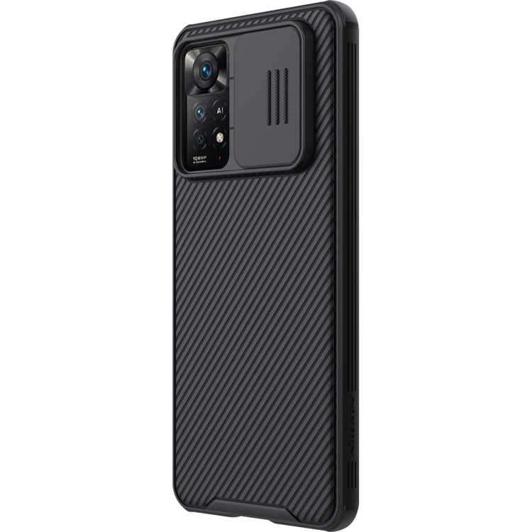 For Xiaomi Redmi Note 11 Pro Global / 11 Pro Global 5G / 11 Pro+ 5G India / 11E Pro 5G NILLKIN Black Mirror Pro Camshield PC Case (Black) - Redmi Note 11 Case by NILLKIN | Online Shopping South Africa | PMC Jewellery