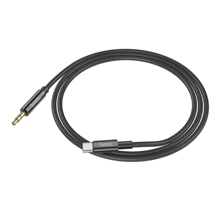 hoco UPA19 Type-C / USB-C Digital Audio Conversion Cable, Length: 1m(Black) - Video & Audio Cable by hoco | Online Shopping South Africa | PMC Jewellery