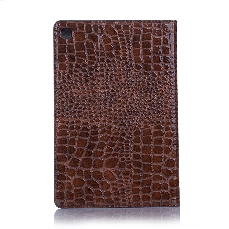 For Samsung Galaxy Tab A7 Lite T220/T225 Crocodile Texture Leather Tablet Case(Brown) - Tab A7 Lite T220 / T225 by PMC TechLife | Online Shopping South Africa | PMC TechLife | Buy Now Pay Later Mobicred