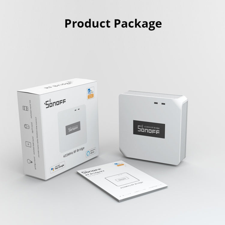 Sonoff RF Bridge R2 433MHz to Wifi Smart Home Security Remote Switch(White) - free shipping - PMC TechLife - Order now!