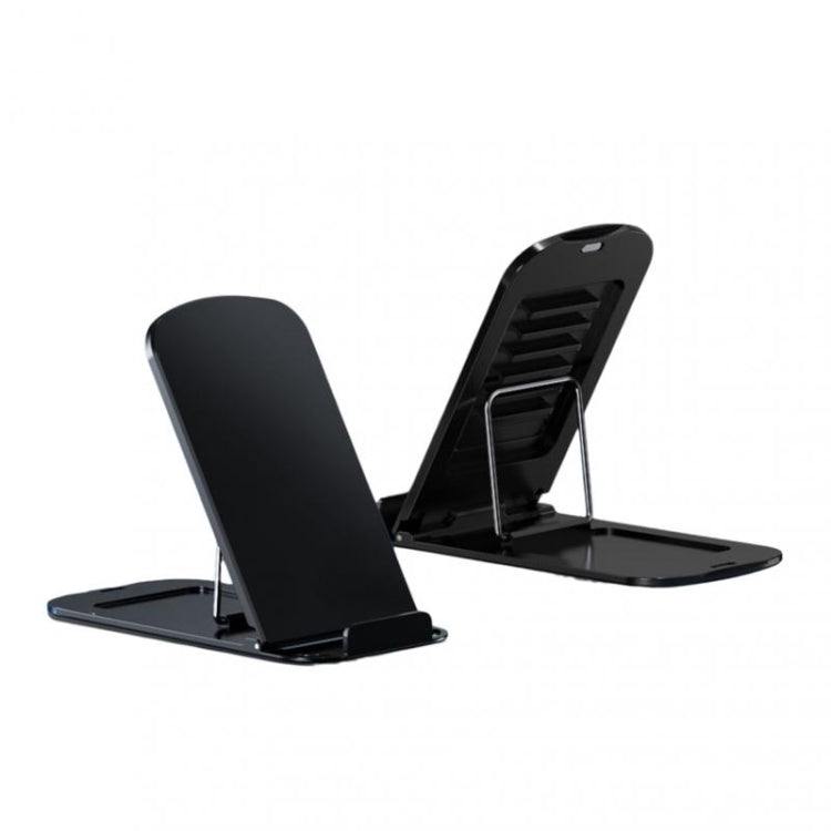 Aluminum Alloy Folding Phone Holder(Black) - Desktop Holder by PMC TechLife | Online Shopping South Africa | PMC TechLife