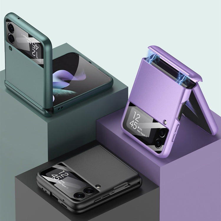 For Samsung Galaxy Z Flip3 5G GKK Magnetic Hinge Full Coverage Phone Case(Green) - free shipping - PMC TechLife - Order now!