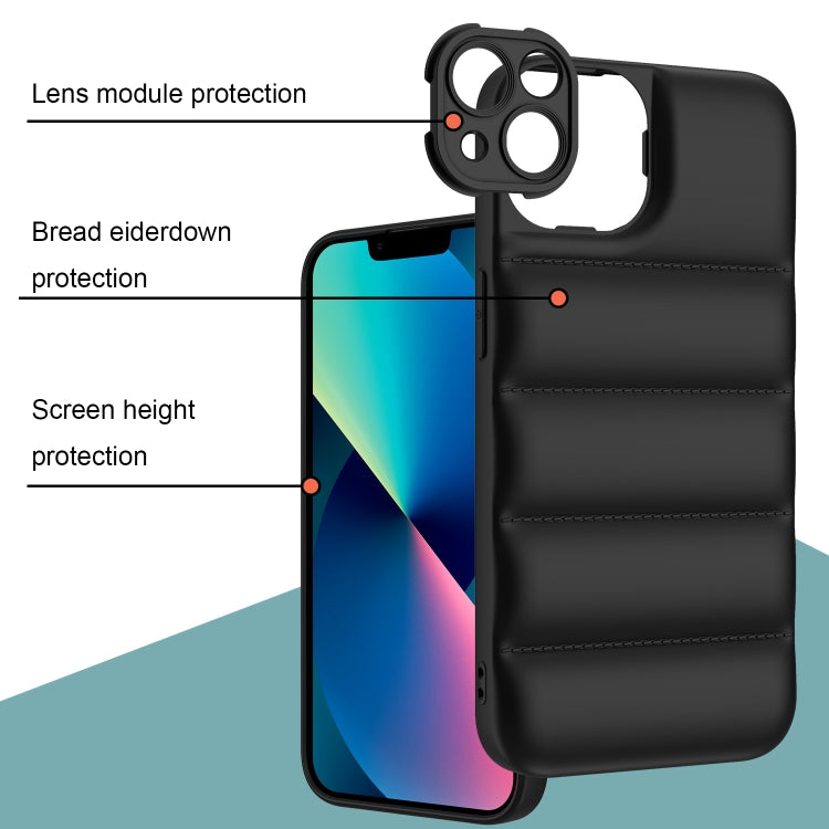 For iPhone 13 Pro Max Eiderdown Airbag Shockproof Phone Case (Black) - iPhone 13 Pro Max Cases by PMC Jewellery | Online Shopping South Africa | PMC Jewellery