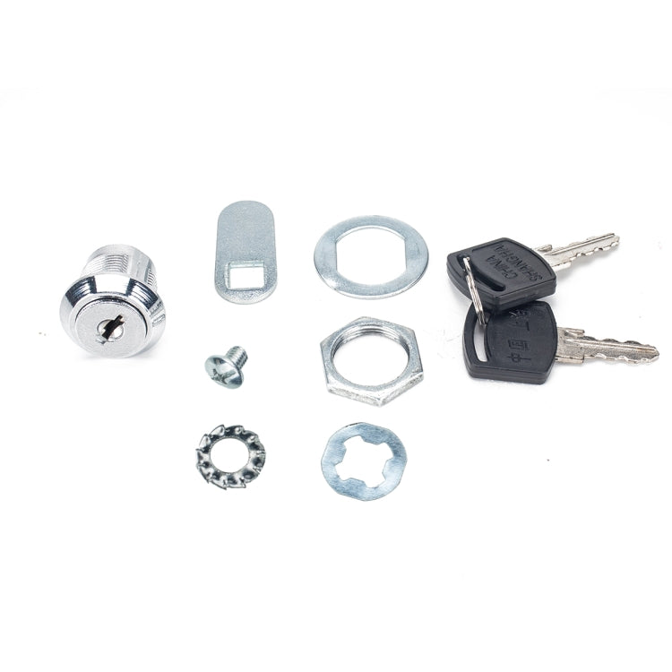 A2922-02 4pcs 15mm Cylinder Drawer & Cabinet Lock Cam Locks - Locks & Hasps by PMC TechLife | Online Shopping South Africa | PMC TechLife | Buy Now Pay Later Mobicred