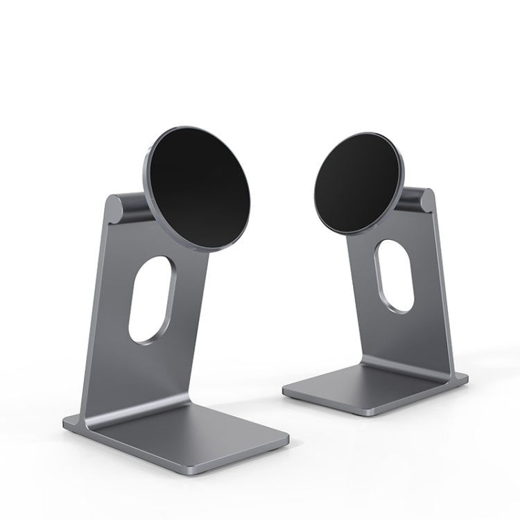 R-JUST SJ18 Square Desktop Magnetic Holder(Grey) - Desktop Holder by R-JUST | Online Shopping South Africa | PMC TechLife | Buy Now Pay Later Mobicred