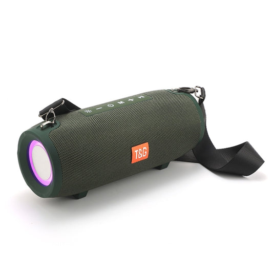 T&G TG322 40W Waterproof Portable LED Bluetooth Speaker(Army Green) - Desktop Speaker by T&G | Online Shopping South Africa | PMC Jewellery | Buy Now Pay Later Mobicred