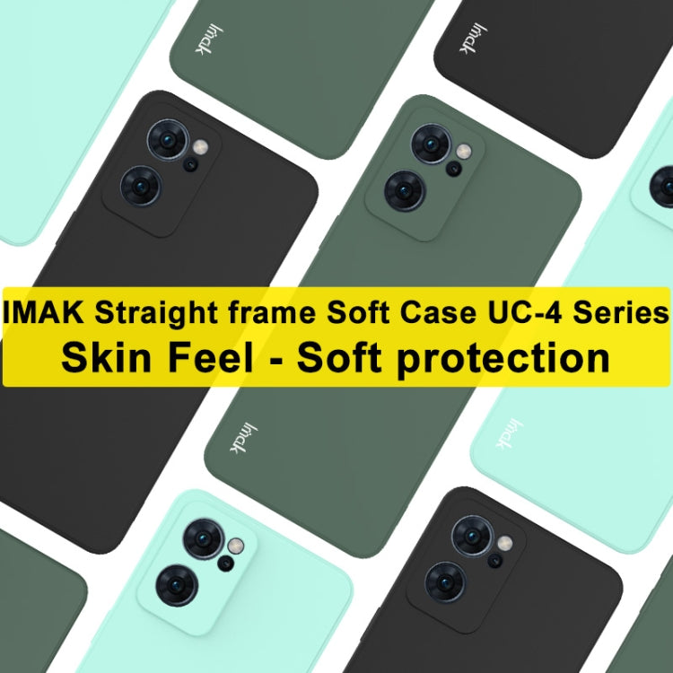 For OPPO Reno7 5G imak UC-4 Series Straight Edge TPU Soft Protective Case(Black) - OPPO Cases by imak | Online Shopping South Africa | PMC TechLife | Buy Now Pay Later Mobicred