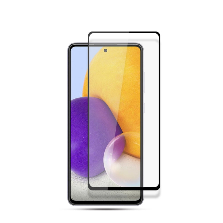 mocolo 0.33mm 9H 2.5D Full Glue Silk Print Tempered Glass Film For Samsung Galaxy A73 5G(Black) - Galaxy Tempered Glass by mocolo | Online Shopping South Africa | PMC Jewellery | Buy Now Pay Later Mobicred