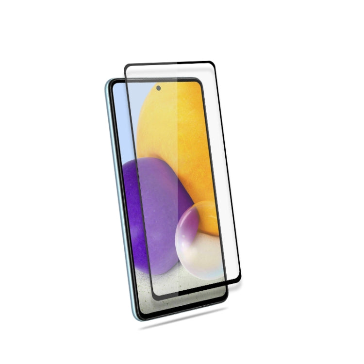 mocolo 0.33mm 9H 2.5D Full Glue Silk Print Tempered Glass Film For Samsung Galaxy A73 5G(Black) - Galaxy Tempered Glass by mocolo | Online Shopping South Africa | PMC Jewellery | Buy Now Pay Later Mobicred