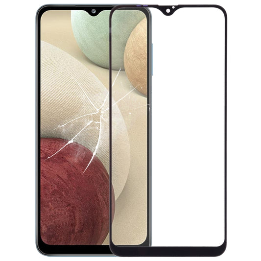 For Samsung Galaxy A12 Front Screen Outer Glass Lens with OCA Optically Clear Adhesive - Outer Glass Lens by PMC Jewellery | Online Shopping South Africa | PMC Jewellery