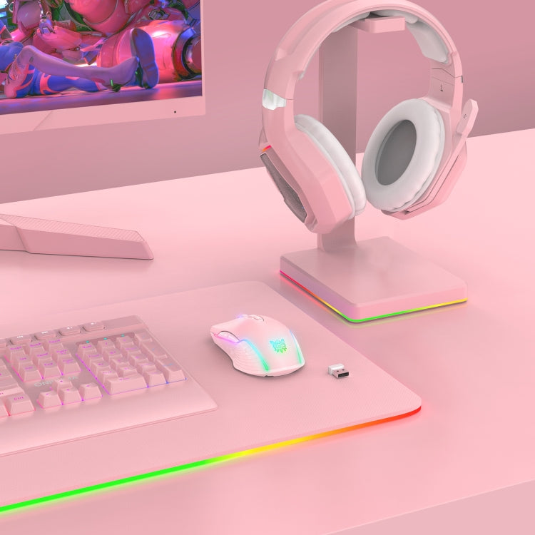 ONIKUMA CW905 2.4G RGB Lighting Wireless Mouse(Pink) - free shipping - PMC TechLife - Order now!